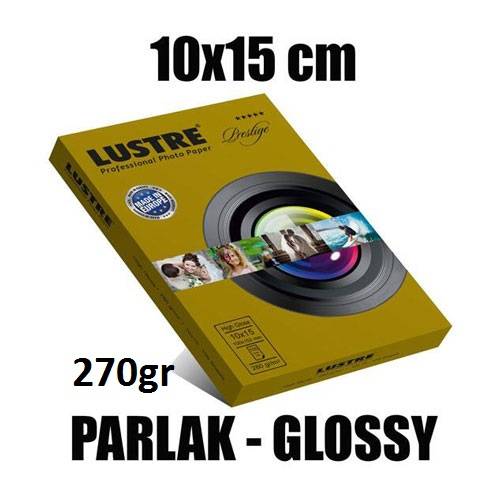 100 Adet Lustre10x15 Photo Paper Glossy - Parlak 270gsm Fotoğraf Kağıdı - 0