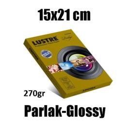 100 Adet Lustre15x21 Photo Paper Glossy - Parlak 270gsm Fotoğraf Kağıdı 