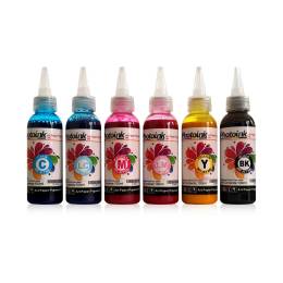 100 ml. 6 RENK KUŞE MATBAA MÜREKKEBİ