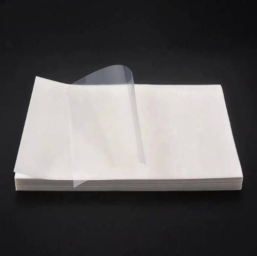A4 Şeffaf Etiket 210x297 Mm Tam Şeffaf Yazıcı Etiketi Lazer Yazıcılar için - 1