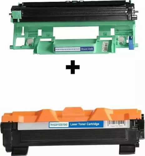 Brother TN-1040 Siyah Toner + Drum Ünitesi Seti - 0