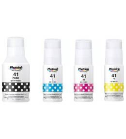 Canon GI-41 G1420 G2420 G2460 G3420 G3460 Uyumlu Photoink 1 SET 4 RENK Mürekkep