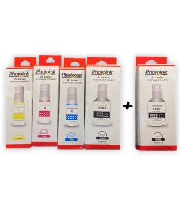 Canon GI-41 Photoink 4 Renk +1 Siyah Mürekkep Seti G1420 G2420 G2460 G3420 G3460 Uyumlu