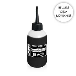 CANON / HP UYUMLU 100 ml. SİYAH GIDA Mürekkebi