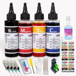 CANON YAZICILAR İÇİN KARTUŞ DOLUM SETİ 4X100ml Full Set