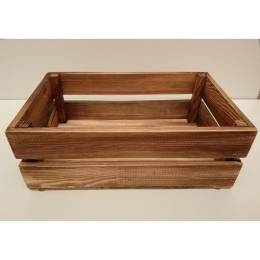 Dekoratif Ahşap kasa Sandık çok amaçlı kasa- Doğal Çam 17x27x9