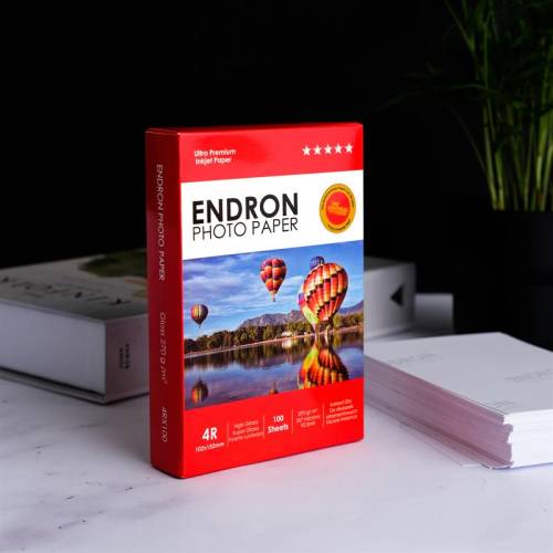 Endron Photo Paper 4R Glossy-Parlak (10X15cm) 100'lük 270gr. - 1