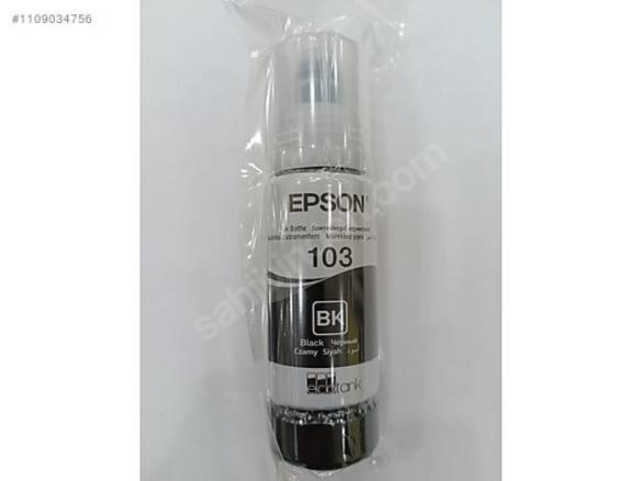 EPSON 103 ORJINAL SİYAH MÜREKKEP - L3110/L3111/L3150/L3151/L3250/L3260 - 1