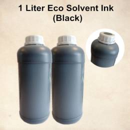 EPSON DX5 DX7 - S30610 için 1000 ml SİYAH black ECO SOLVENT Mürekkep