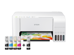Epson EcoTank L3256 Wifi Mürekkep Püskürtmeli Çok Fonksiyonlu Yazıcı Orjinal Mürekkepli - Faturalı - Sıfır Ürün beyaz