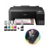 Epson EcoTank L3210 Mürekkep Püskürtmeli Yazıcı 4+1 Orjinal Mürekkepli - Thumbnail (3)