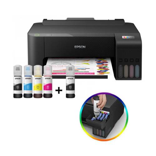 Epson EcoTank L3210 Mürekkep Püskürtmeli Yazıcı 4+1 Orjinal Mürekkepli - 2