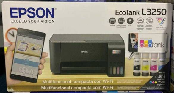 Epson EcoTank L3250 Wifi Mürekkep Püskürtmeli Çok Fonksiyonlu Yazıcı Orjinal Mürekkepli - Faturalı - Sıfır Ürün - 3