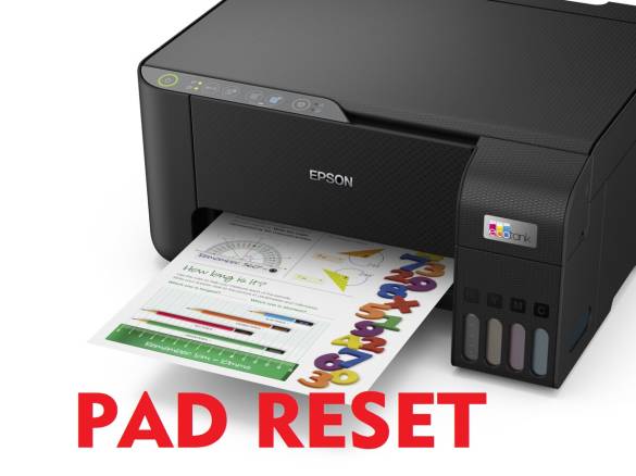 Epson Ecotank L3256 Yazıcı için Sınırsız Ped Hatası Reset Pad dolu Hatası Reset Programı - 0