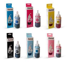 EPSON Uyumlu 6 RENK TAKIM PHOTOINK PLUS MÜREKKEP - 