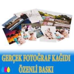 Kişiye Özel 50 Adet 10x15 cm Ebat Gerçek Fotoğraf Baskısı