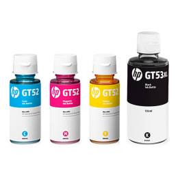 HP GT53XL -52 4 RENK ORJINAL MÜREKKEP KARTUŞU SETİ (4 ADET) HP Smart Tank 500-515-530-519