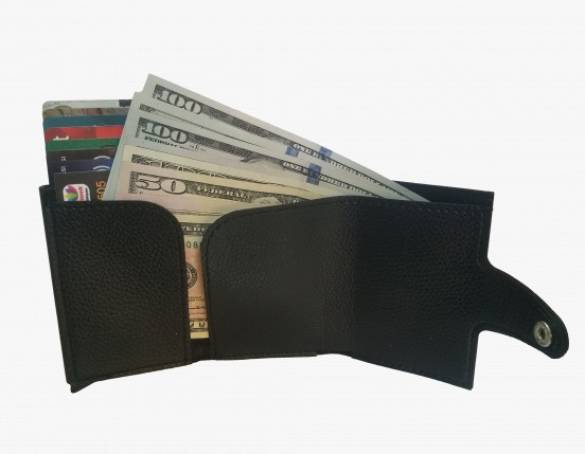 RFID Korumalı Para Bölmeli Mekanizmalı Deri Cüzdan Kartlık - 18