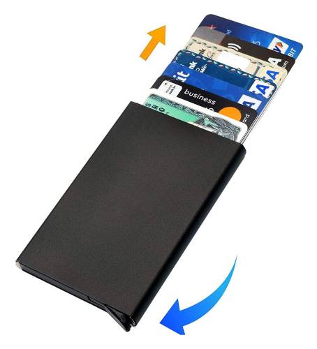 Otomatik Mekanizmalı Alüminyum Kredi Kartlık RFID Koruma - 1