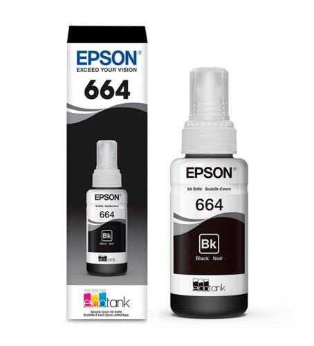 ORİJİNAL 1 ADET SİYAH Epson L200/L220/L300/L210/ L355/L550/L1300/L382/L386/L565/L655/L310/L3050/L3060/L3070 için T6641 70 ml. Mürekkep - 0