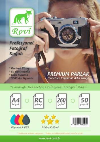 Rapunzel Parlak Fotoğraf Kağıdı 260gsm 50yp A4 - 0