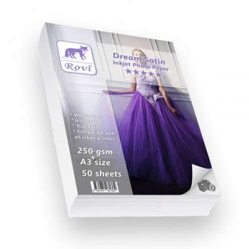 Rovi Dream Satin Fotoğraf Kağıdı 240gsm 50yp A3+ - 0