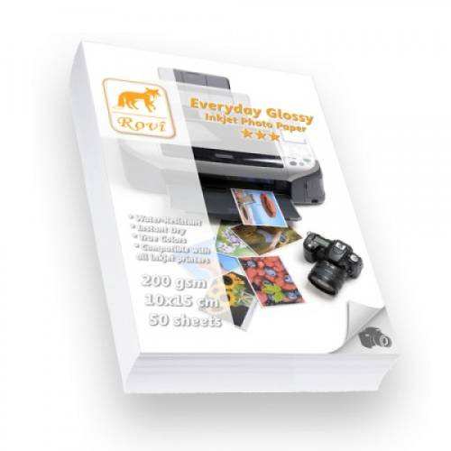 Rovi Everyday Parlak Fotoğraf Kağıdı 200gsm 50yp 10x15 - 0