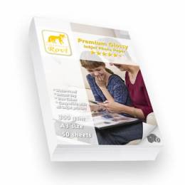 Rovi Premium Parlak Fotoğraf Kağıdı 300gsm 50yp A3+