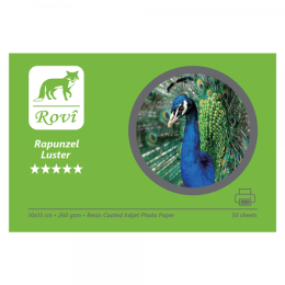 Rovi Rapunzel Parıltı (Luster) Fotoğraf Kağıdı 260gsm 50yp 10x15cm