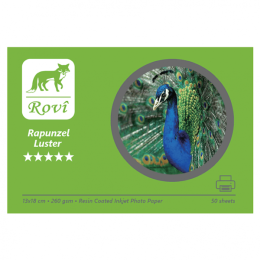 Rovi Rapunzel Parıltı (Luster) Fotoğraf Kağıdı 260gsm 50yp 13x18