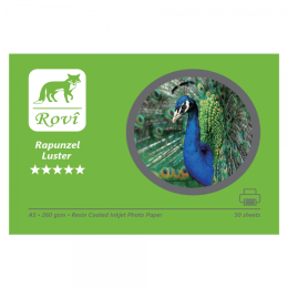 Rovi Rapunzel Parıltı (Luster) Fotoğraf Kağıdı 260gsm 50yp A5
