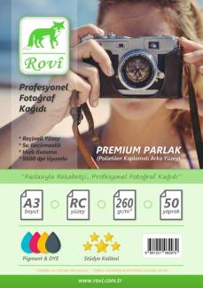 Rapunzel Parlak Fotoğraf Kağıdı 260gsm 50yp A3