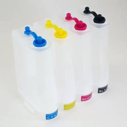 Şeffaf Mürekkep Besleme bitmeyen kartuş Tankı (4x100ml)