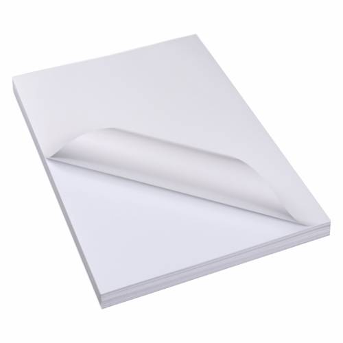 100 Adet A4 MAT YÜZEYLİ Sticker Güçlü Yapışkanlı Etiket Kağıdı 120gsm - 1